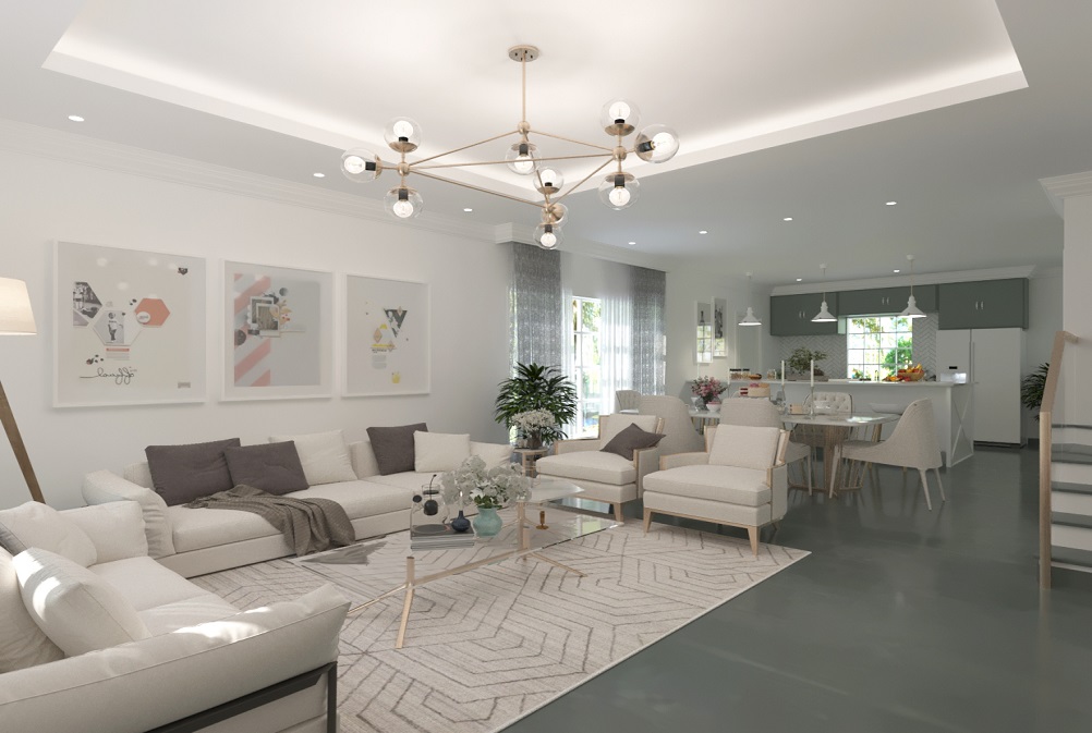 3D Interior Rendering-example