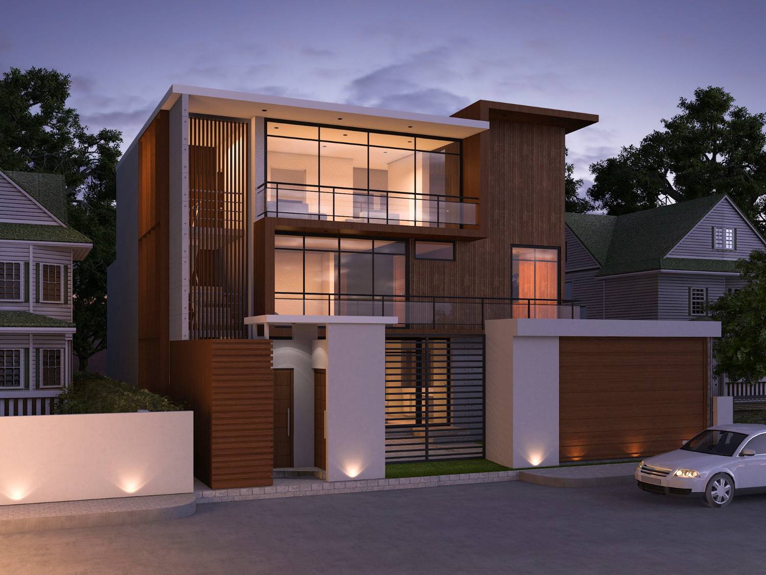 Photorealistic house renders